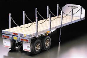 Tamiya 1/14 Flatbed Semi Trailer for Tamiya Radio Control Trucks 56306Glue and paints are required