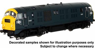 A highly detailed model of the North British design type 2 diesel electric locomotives which were rebuilt with Paxman Ventura engines in an effort to improve the reliability of the type. The rebuilt locomotives were given class number 29.Model finished as D6100 in BR rail blue livery with full yellow ends.