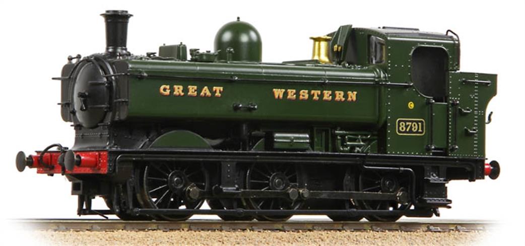 Bachmann OO 32-204A GWR 8791 Pannier Tank 8750 Class Lettered Great Western