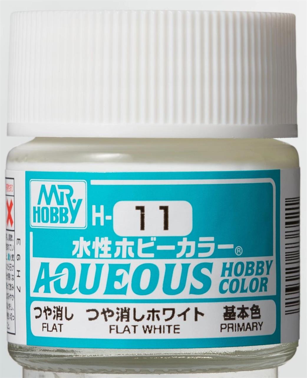 Gunze Sangyo  H11 11 Flat White Mr Hobby Acrylic 10ml