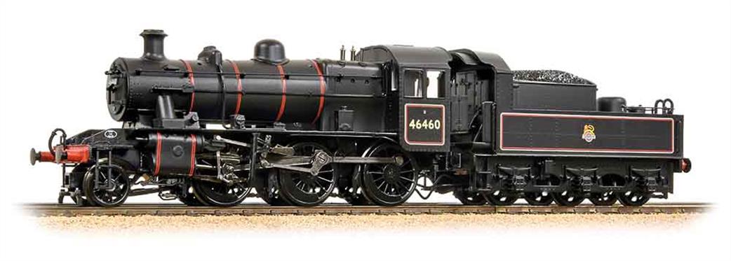 Bachmann OO 32-826A BR 46460 Ivatt Class 2MT 2-6-0 Lined Black Early Emblem