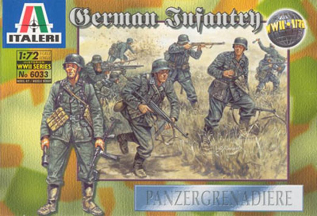 Italeri 6033 German Infantry WW2 Plastic Figures 1/72