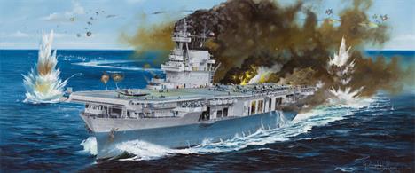 Merit Models brings you 63501 a 1/350th scale plastic kit of the American world War 2 Famous Carrier USS Yorktown.Glue and paints are required