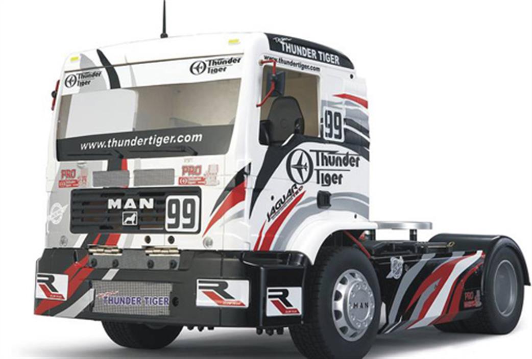 Thunder Tiger 1/14 6718-F Nitro Powered Radio Controlled MAN Racing Truck