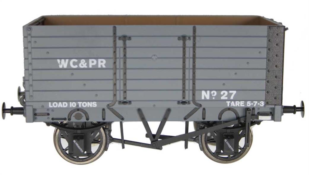 Dapol 7F-073-A01 Weston Clevedon & Portishead Railway 7 Plank Open Wagon 27 Antics WC&PR Special Edition O Gauge