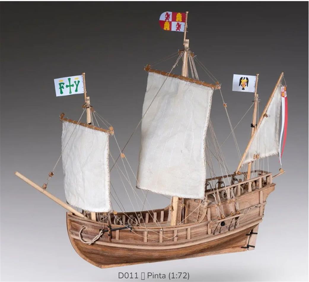 Tasma Products 1/72 D011 Dusek Pinta  Wooden Ship Kit