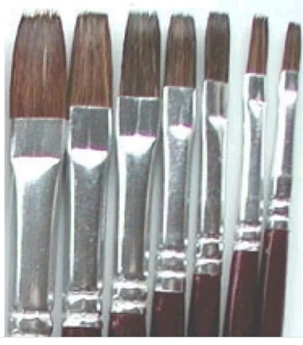 Tasma Products TAS001645  Size 12 Flat Red Paint Brush