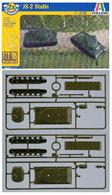 Developed for wargamers who require robust, quick assembly models to build up a tank squadron, this kit builds two Russian JS-2 Stalin WW2 heavy tanks. Each model consists of just 11 parts.Part of the 'Fast Assembly Kits' range, these kits have been designed especially for simulation games, the fast assembly of these models are made up of a few pieces. Despite their practical characteristics and simplicity of assembly, they are still precise and well detailed.Kit contains two models, model length 123mm.