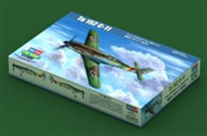 Hobbyboss 81704 1/48 Scale Focke Wulf Ta-152 C11 German WW2 FighterContains over 100 parts which includes 2 clear parts for the canopy, detailed fuselage and wing w/accurate design, detailed gear cabin and photo etched parts for safety belt &amp; pedals.Dimensions:Length: 225.2 mmWingspan: 229.2 mm