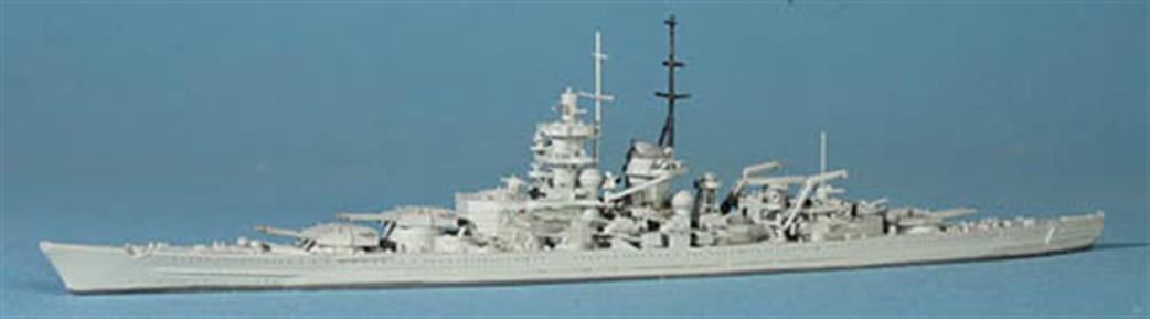 Navis Neptun 1004 Gneisenau German Battlecruiser 1940-41 model ship 1/1250