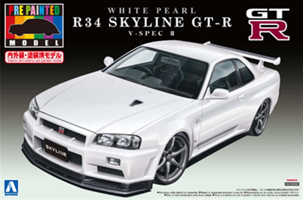 Aoshima  00860 Nissan Skyline R34 GT-R V-Spec II Kit