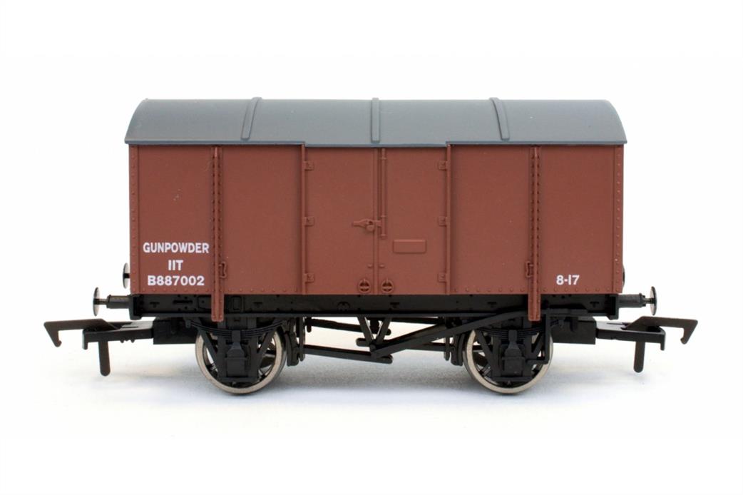 Dapol OO 4F-013-022W BR Gunpowder Van B887002 Bauxite Weathered
