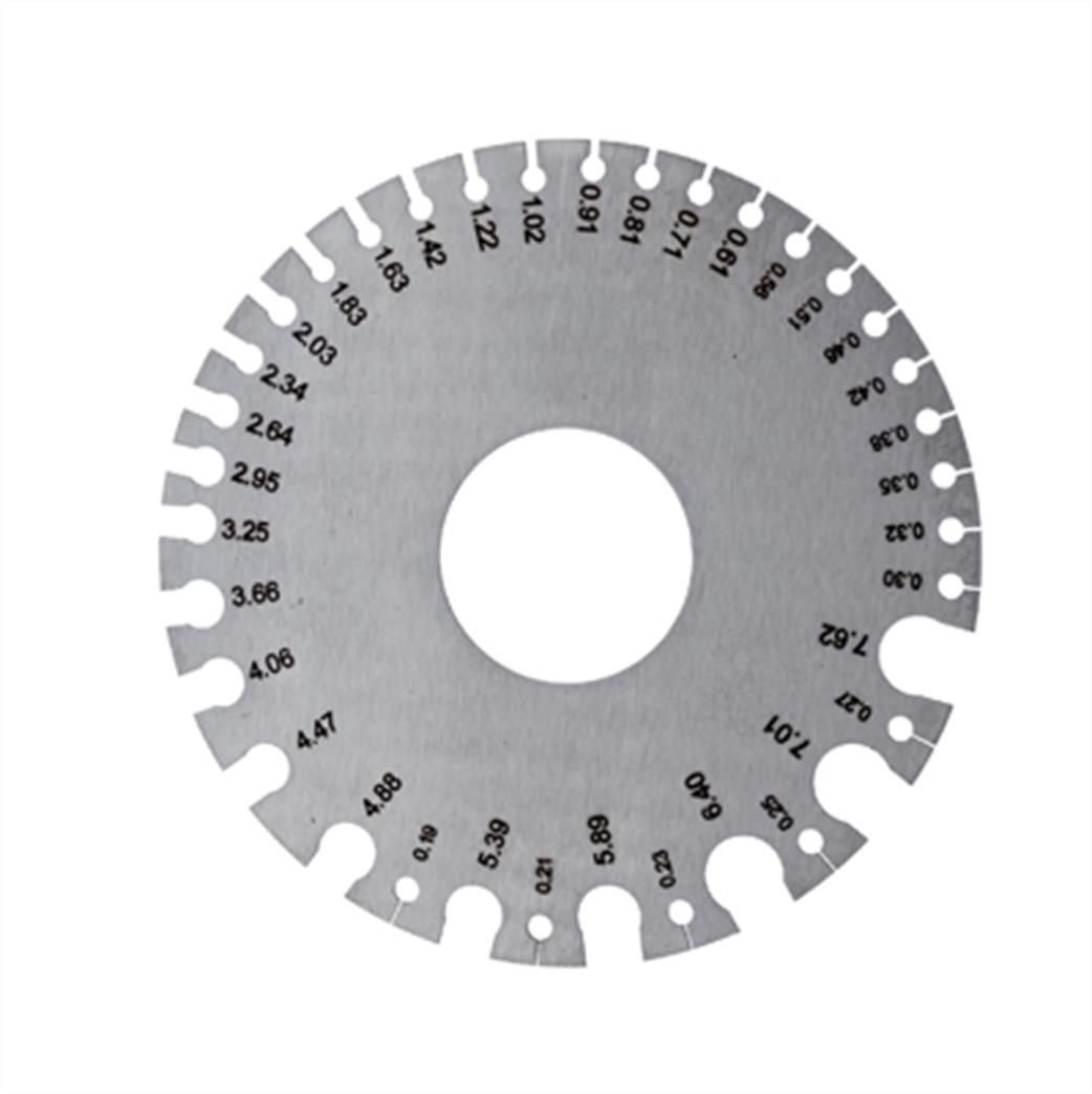 Expo 71500 SWG Wire Gauge with Metric Conversions