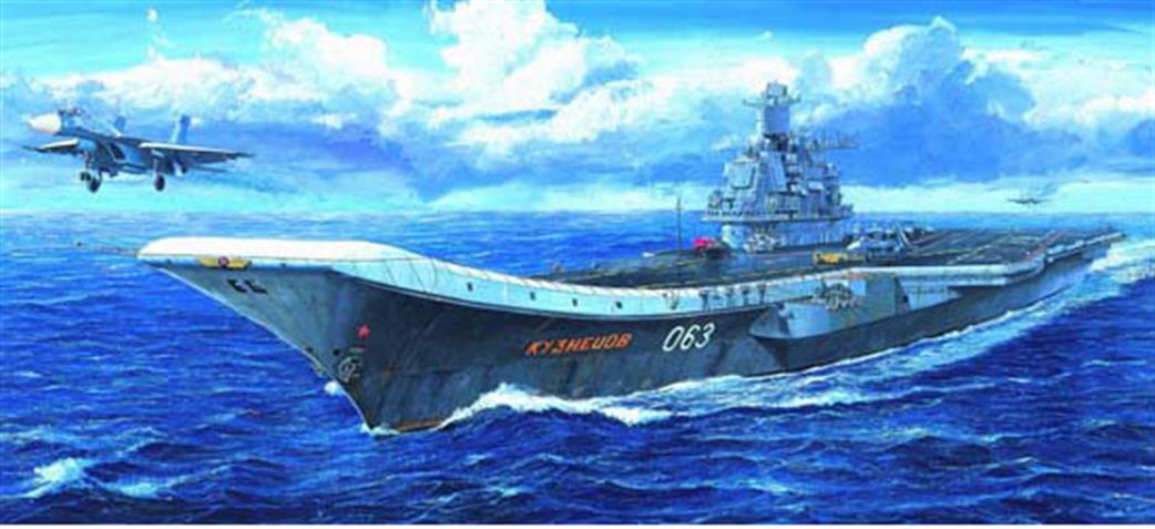 Trumpeter 05713 Admiral Kuznetsov Modern Russian Carrier Kit 1/700