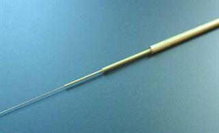 Albion Alloys - SFT1&nbsp;One 1-foot length of&nbsp;each of 0.4mm, 0.6mm, 0.8mm &amp; 1.0mm OD brass tube. 