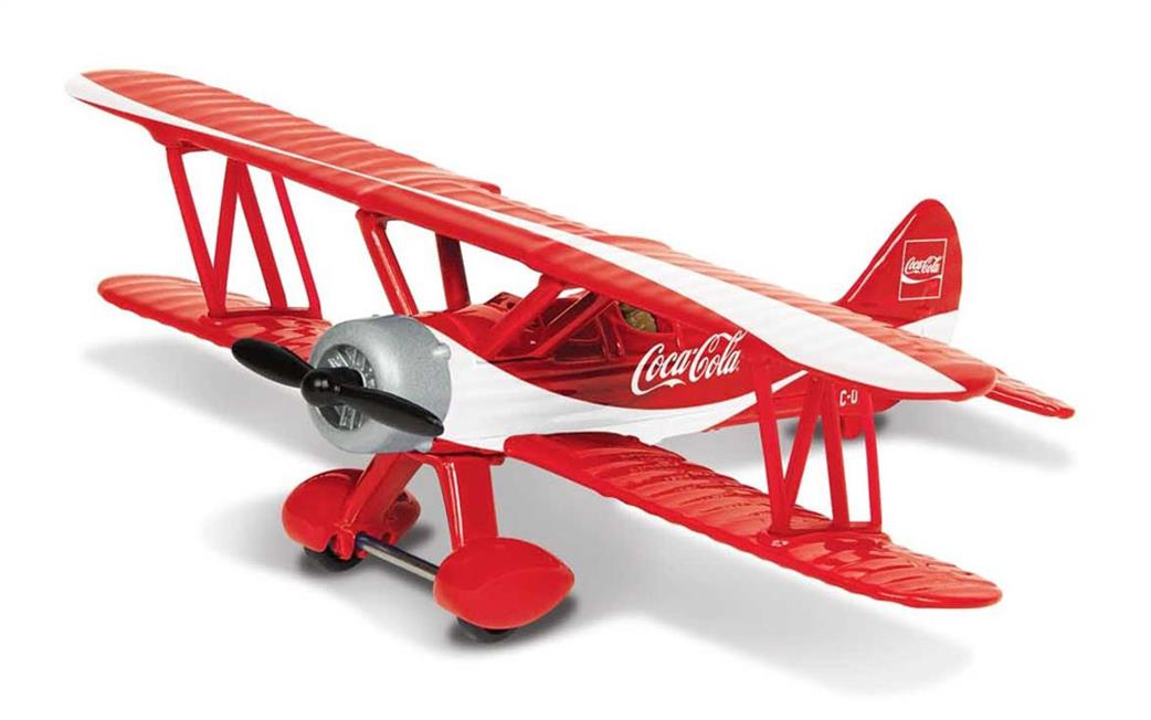 Corgi GS99727 Coca Cola Stearman  Biplane Model
