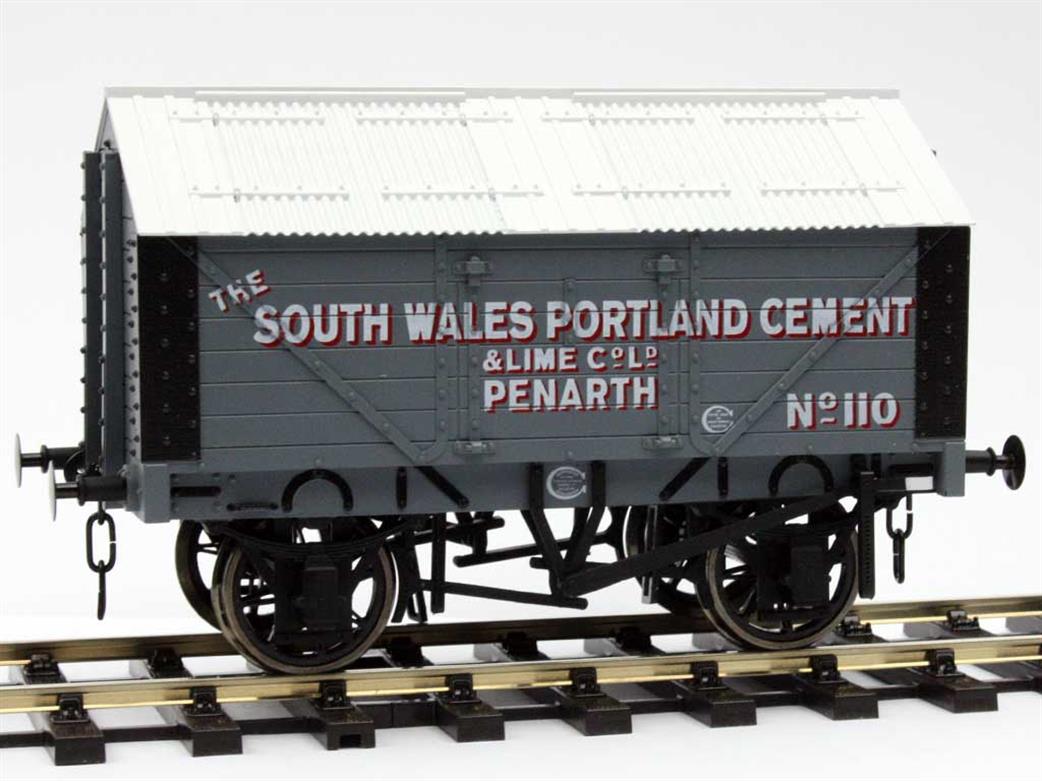 Dapol O Gauge 7F-017-006 South Wales Portland Cement & Lime Penarth Covered Lime Van 110 RCH 1887 Type