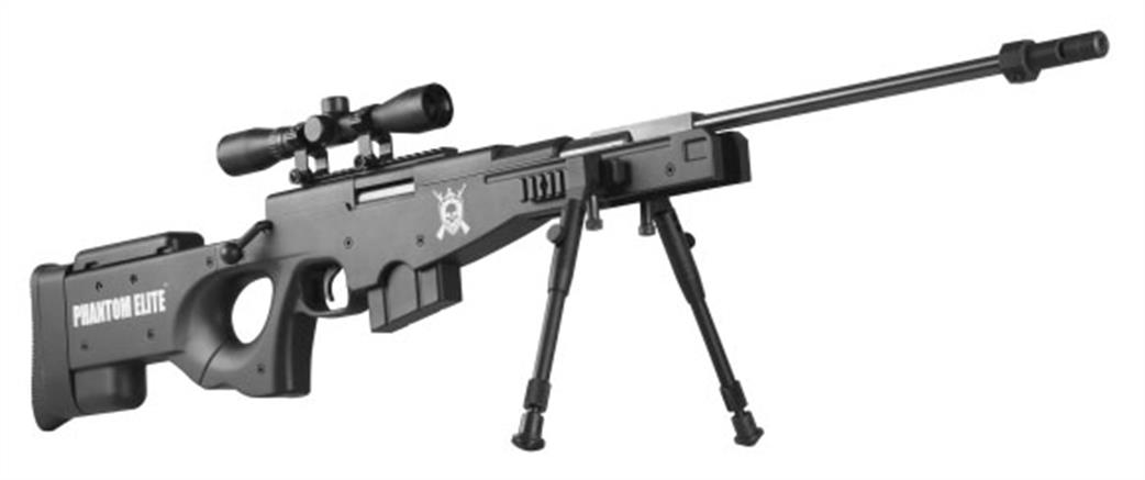 Nova Vista 1/1 NO115-BK600 Phantom Elite Black Sniper .22 Air Rifle