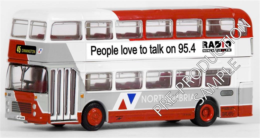 EFE 20453 Bristol VR III Northumbria Double Decker Bus Model 1/76
