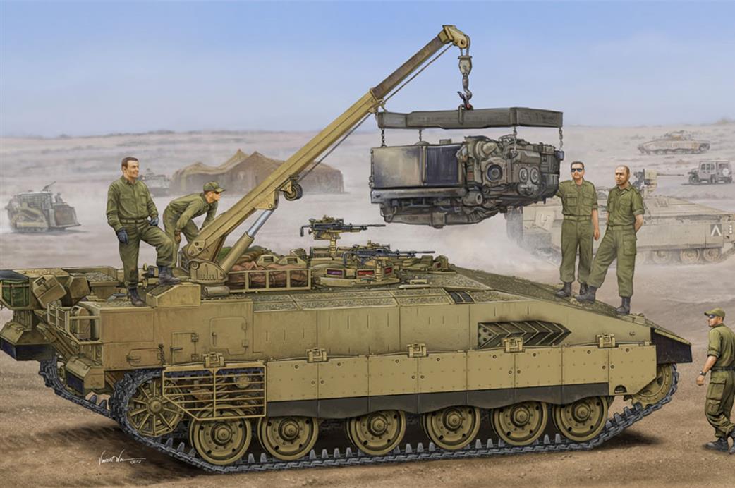 Hobbyboss 1/35 82457 Merkava ARV Modern Israeli Recovery Tank Plastic Kit