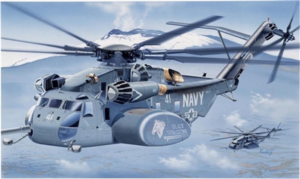 Italeri 1/72 1065 MH-53E USN Sea Dragon Helicopter Kit