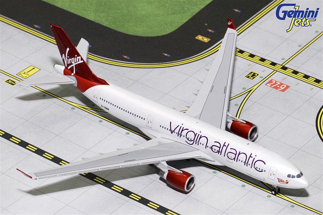 Gemini Jets 1/400 GJVIR1763 Virgin Atlantics A330-200 G-VMIK Aircraft Model