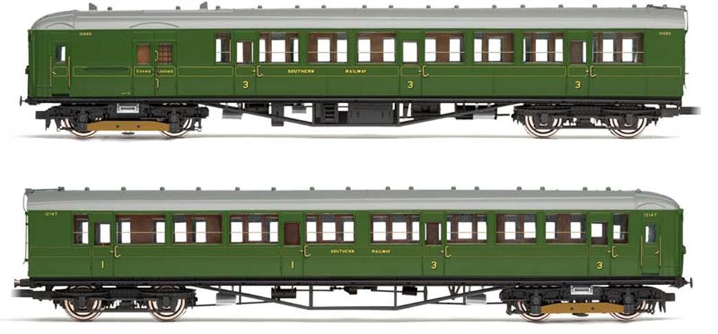 Hornby OO R3161A SR 2-BIL 2-car Electric Multiple Unit Train Southern Green
