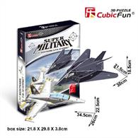 F-117 Nighthawk measures 300 x 220 x 190mm. 13 piecesF/A-18 Hornet measures 350 x 260 x 230mm. 27 pieces.