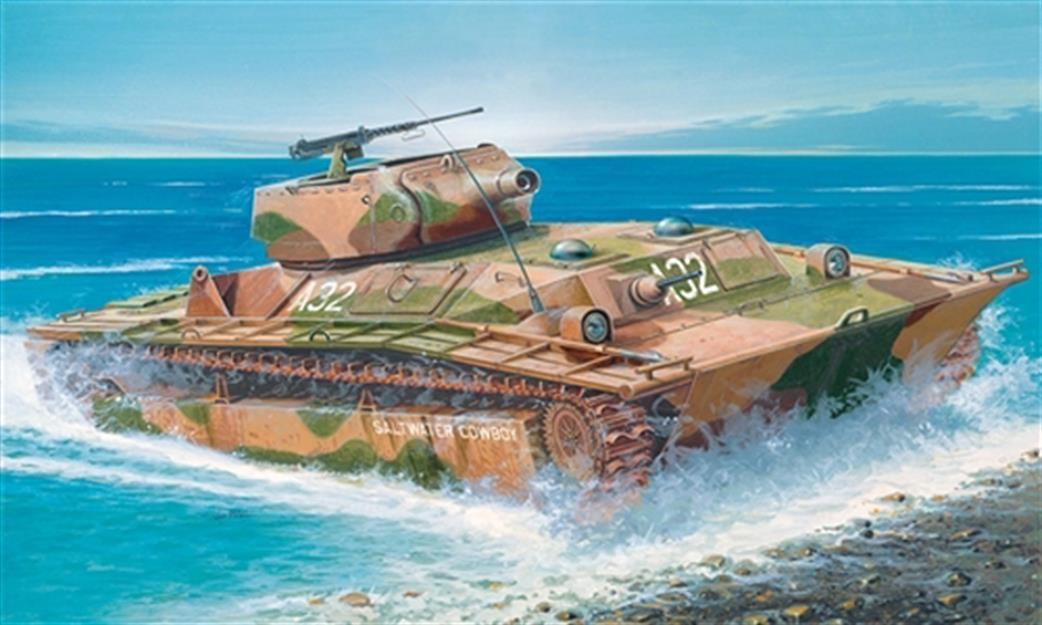 Italeri 1/35 6396 LVT A 5 Amphibious Assault Craft