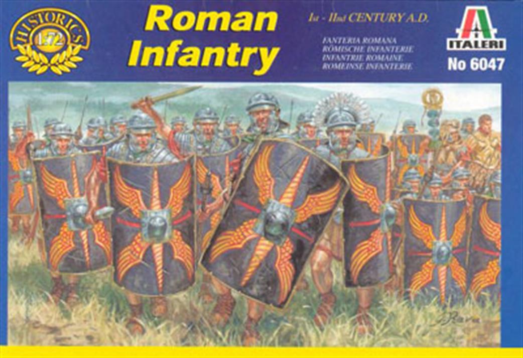 Italeri 1/72 6047 Roman Infantry Caesar's War Plastic Figures