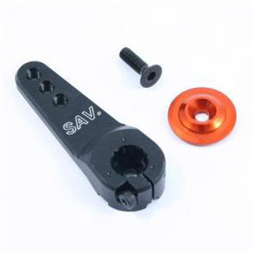Fastrax FAST325B 15t Jumbo Black Alum Servo Horn
