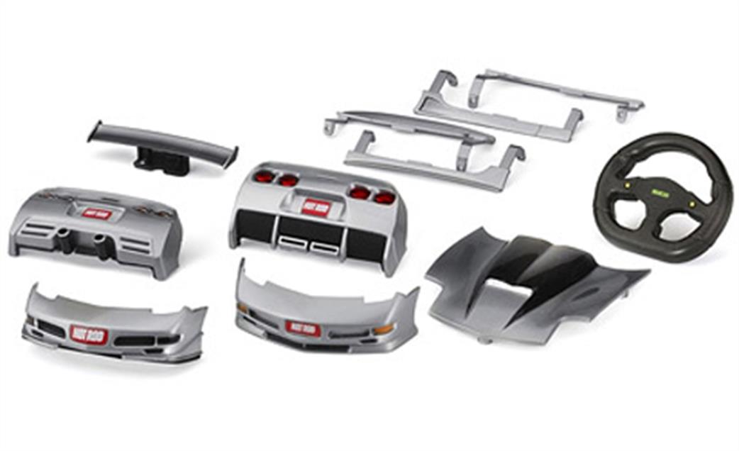 X-Mods 1/28 XMT532 Chevrolet Corvette Light Grey Body Kit