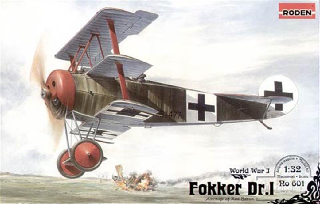 Roden 1/32 614 Albatross D.1 German WW1 Fighter