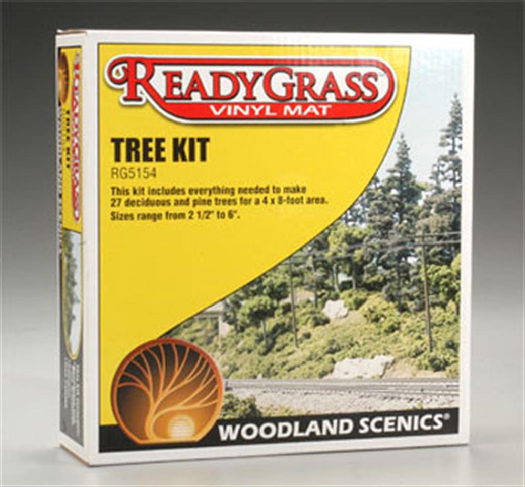 Woodland Scenics  RG5154 ReadyGrass 27 Tree Kit