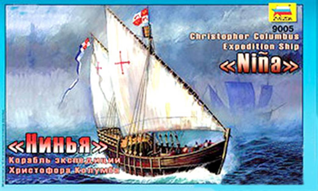 Zvezda 9005 Nina Christopher Columbus Expedition Ship 1/100