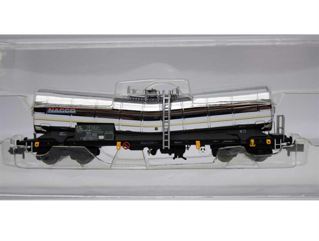 Dapol N NB074T NACCO Silver Bullet China Clay Slurry Tank Wagon 33 70 789 8 055