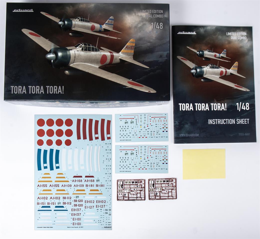 Eduard 1/48 11155 Tora Tora A6M2 Type 21 Zero Over Pearl Harbour Dual Combo Plastic Kit