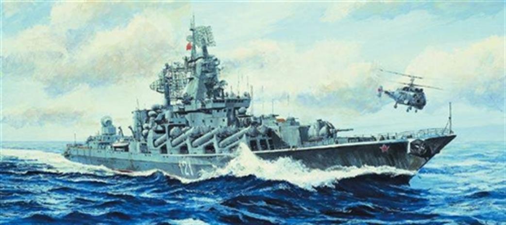 Trumpeter 05720 Moskva Modern Russian Navy Slava Class Cruiser Kit 1/700
