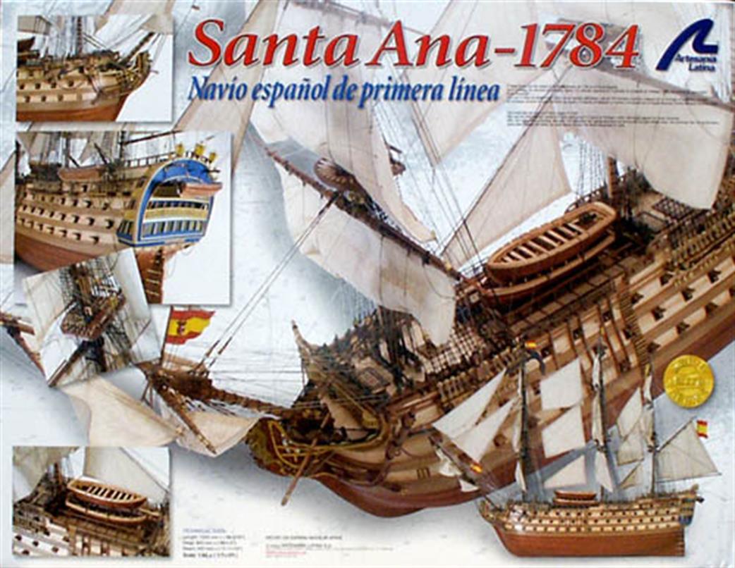 Artesania Latina 1/84 22905 Navio Santa Ana 1784 Wooden Boat Kit