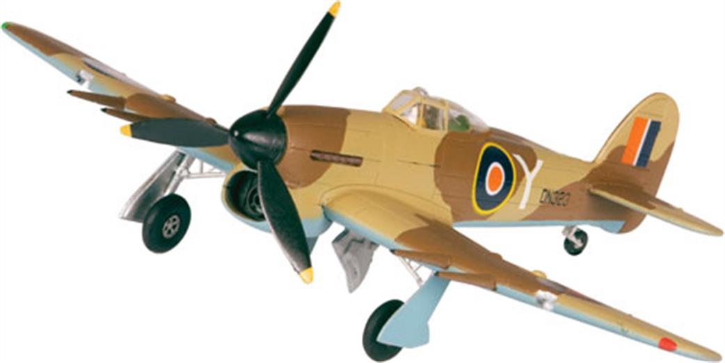 Corgi 1/72 AA36501 Preowned Hawker Typhoon Mk1b Fighter Desert World War 2