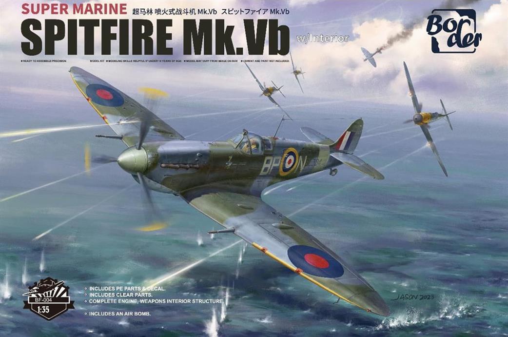 Border Models 1/35 BF-004 Supermarine Spitfire MK.Vb RAF Fighter Kit