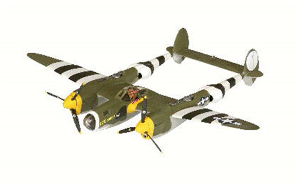 Corgi 1/72 AA36602 Preowned USAF P-38J Droop Snoot Lightning Capt. Hershell Ezell