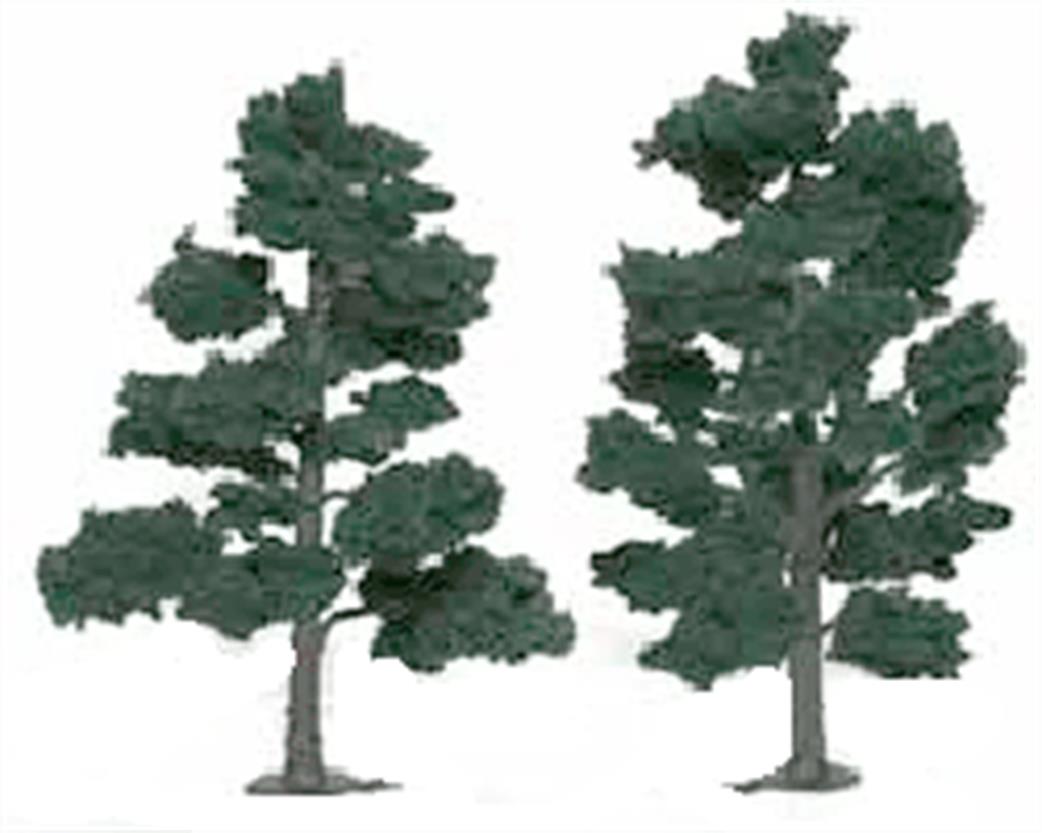 Woodland Scenics  TR1517 Realistic Trees Dark Green (15-18cm) Pack of 2