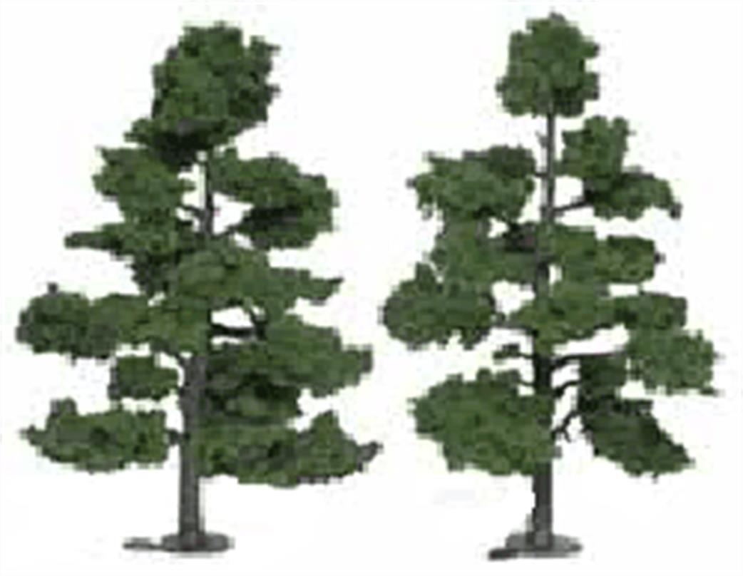 Woodland Scenics  TR1518 Realistic Trees Medium Green 18-20cm Pack of 2