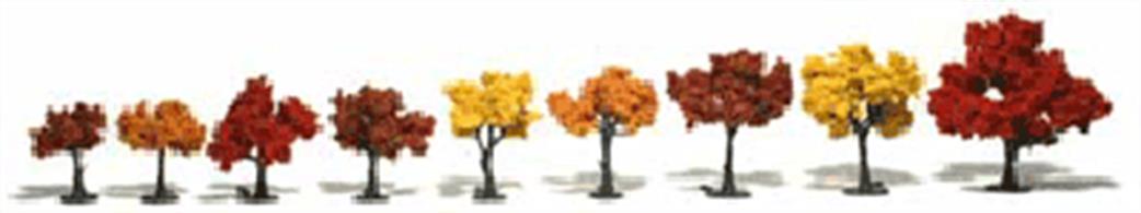 Woodland Scenics TR1540 Realistic Trees Fall Mix (2-3cm) Pack of 9