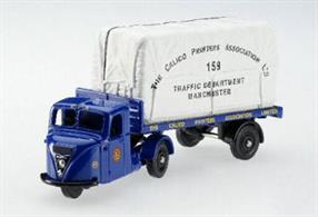 Scammell Scarab Flat/Load, The Calico Printers Assoc.Ltd, model length 110mmÂ 