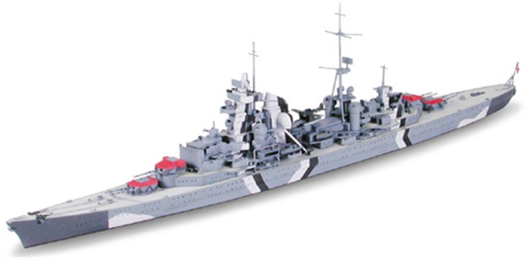 Tamiya 31805 German Heavy Cruiser Prinz Eugen WW2 Waterline Series 1/700