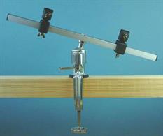 An adjustable miulti-pose bench clamp, suitable for holding ship keels.