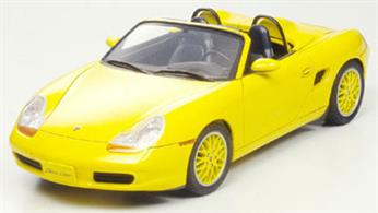 Tamiya 1/24 Porsche Boxster Special Edition KitThe Porsche Boxter was introduced in 1996The kit produces a detailed static display model, open or soft / hard top can be selected, a realistic interior included. Comprehensive instructions are included.