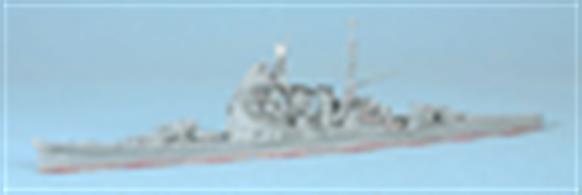 A 1/1250 scale metal model of of the Japanese heavy cruiser, Chokai, Admiral Tanaka's famous flagship.
